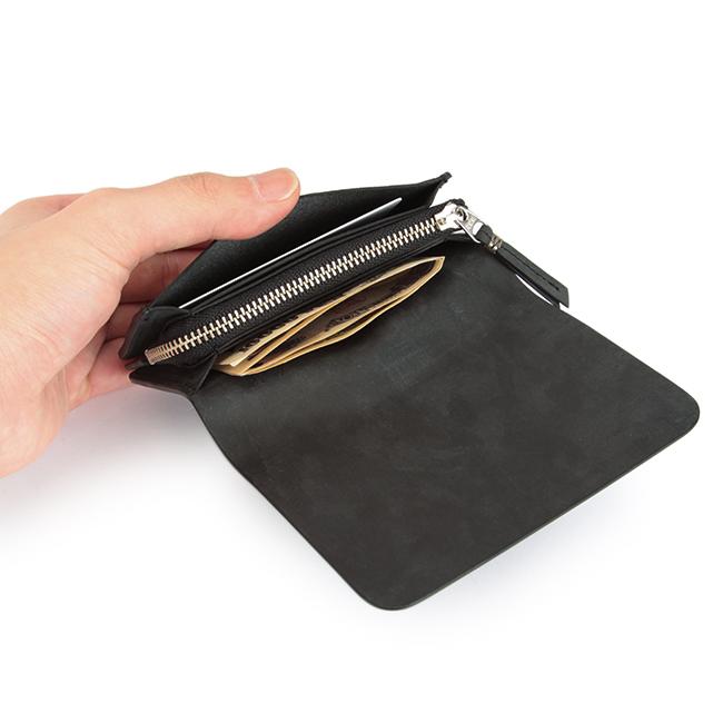 スロウ コードバン×イングラサット ミニウォレット SLOW so775j