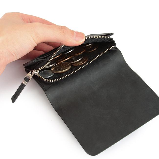 スロウ コードバン×イングラサット ミニウォレット SLOW so775j