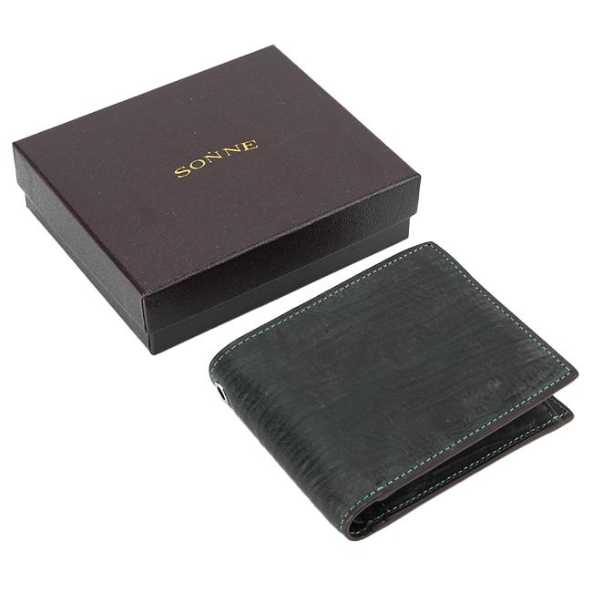 ゾンネ シロッコ 二つ折り財布 SONNE sod003b