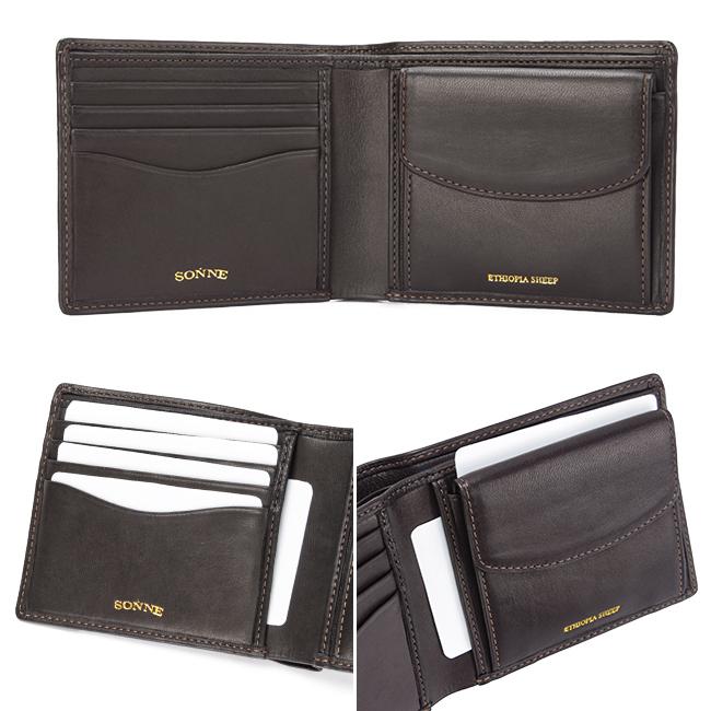 ゾンネ シャーフ 二つ折り財布 SONNE sos003a