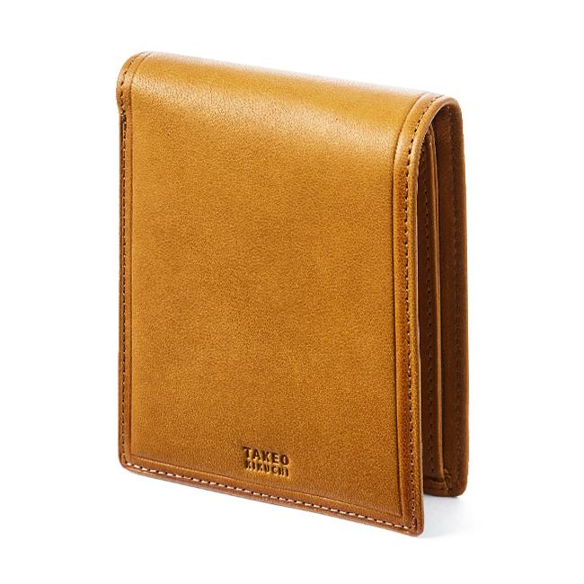 クアラントット 牛革 ケース 稀少 新品 タケオキクチ 二つ折り財布 TAKEO KIKUCHI 101625 LINECPN｜ONLINE