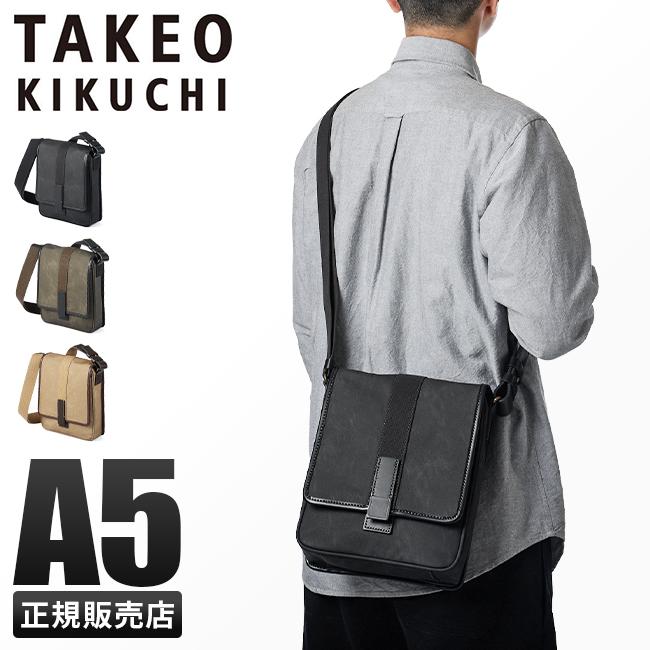 値下け 美品 TAKEO KIKUCHI メンズ 斜め掛け ワンショルダーバッグ TAKEO KIKUCHI（タケオキクチ） ショルダーバッグ メンズ ミニ