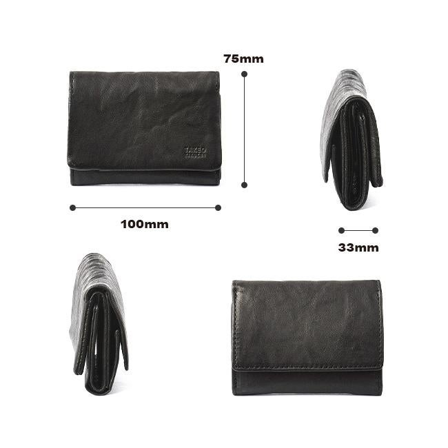 タケオキクチ オイスター小物 三つ折り財布 TAKEO KIKUCHI tk-720623