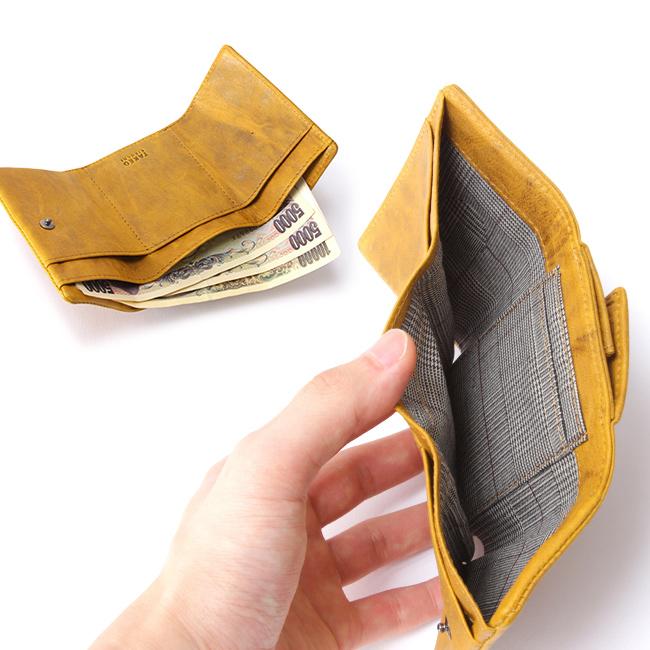 タケオキクチ オイスター小物 三つ折り財布 TAKEO KIKUCHI tk-720623