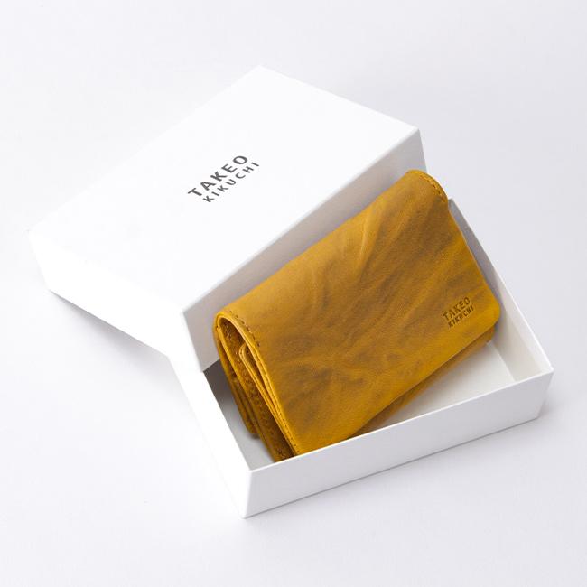 タケオキクチ オイスター小物 三つ折り財布 TAKEO KIKUCHI tk-720623