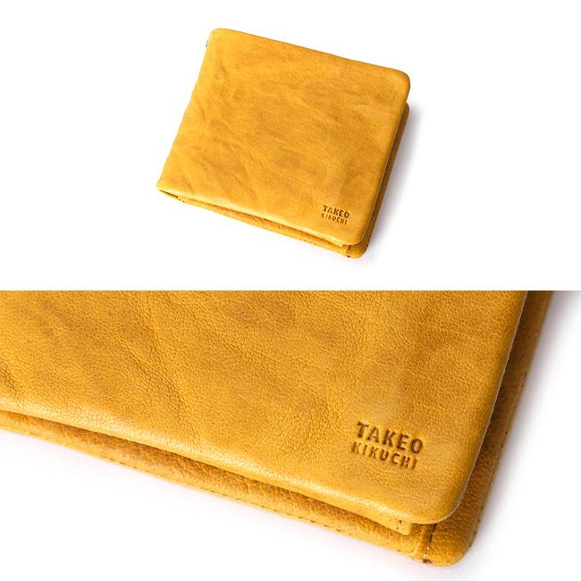タケオキクチ 財布 二つ折り財布 メンズ ブランド レザー 本革 TAKEO