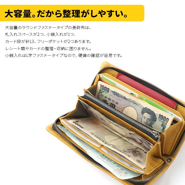 タケオキクチ 財布 長財布 メンズ ブランド ラウンドファスナー レザー