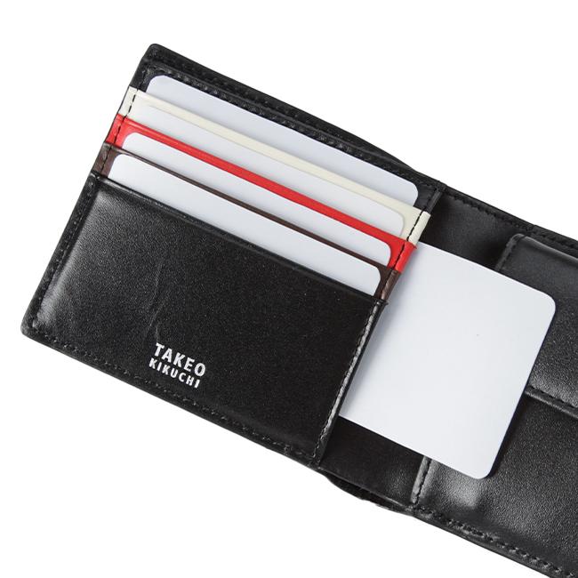 タケオキクチ シグマ小物 二つ折り財布 TAKEO KIKUCHI tk-727626