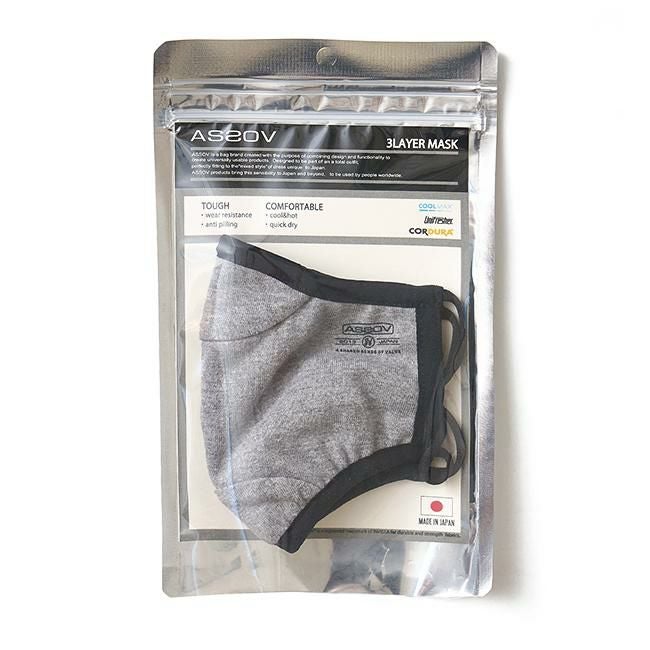 メール便選択で送料無料 アッソブ A02-EQUIPMENT 3レイヤーマスク unby-212000