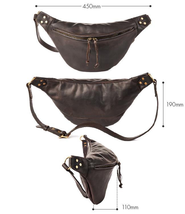 ヴァスコ オールドオイル ウエストバッグ vasco vs-243l