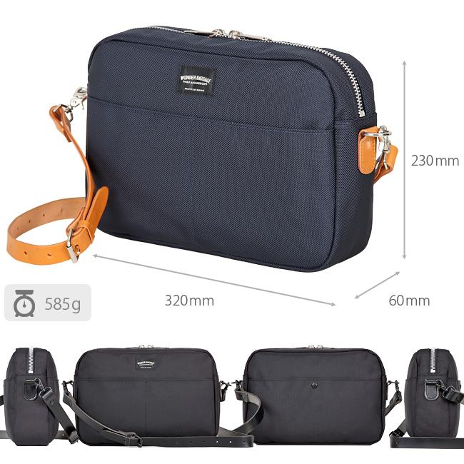 ワンダーバゲージ グッドマンズ ショルダーバッグ WONDER BAGGAGE wb-g-005
