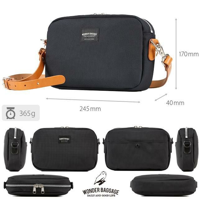 ワンダーバゲージ グッドマンズ ショルダーバッグ WONDER BAGGAGE wb-g-006