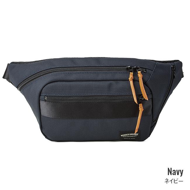 ワンダーバゲージ グッドマンズ ウエストバッグ WONDER BAGGAGE wb-g-024
