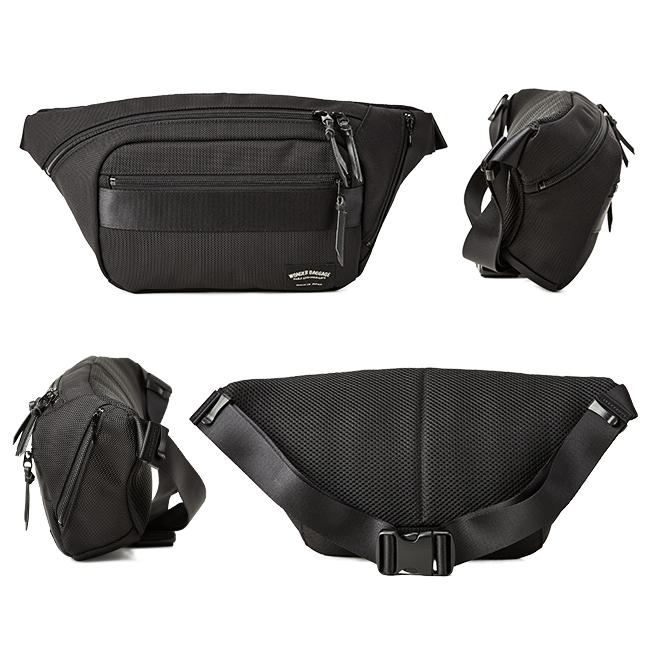 ワンダーバゲージ グッドマンズ ウエストバッグ WONDER BAGGAGE wb-g-024