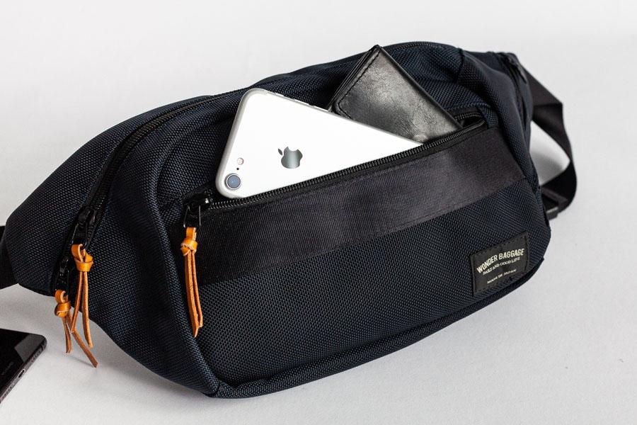 ワンダーバゲージ グッドマンズ ウエストバッグ WONDER BAGGAGE wb-g-024
