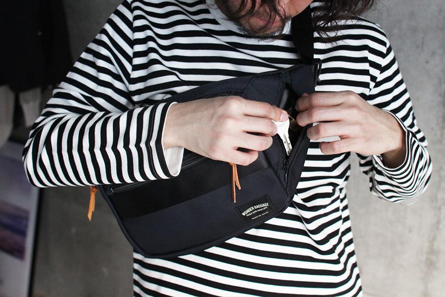 ワンダーバゲージ グッドマンズ ウエストバッグ WONDER BAGGAGE wb-g-024