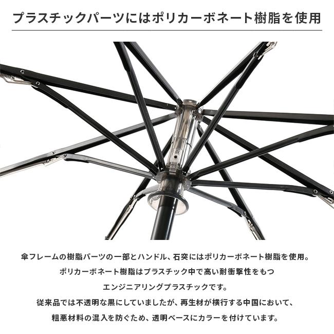 バグスロウ×アンベル ベリカル8 折りたたみ傘 8本骨 自動開閉 ワンタッチ 軽量 耐風 Amvel VERYKAL8 bugSlaw A2735