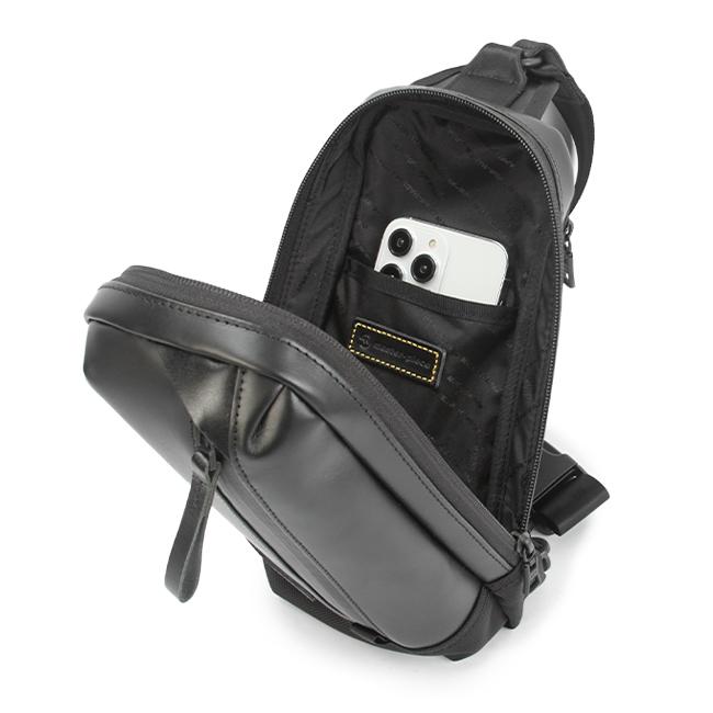 マスターピース スリック レザーver. ボディバッグ master-piece mspc-02484-l