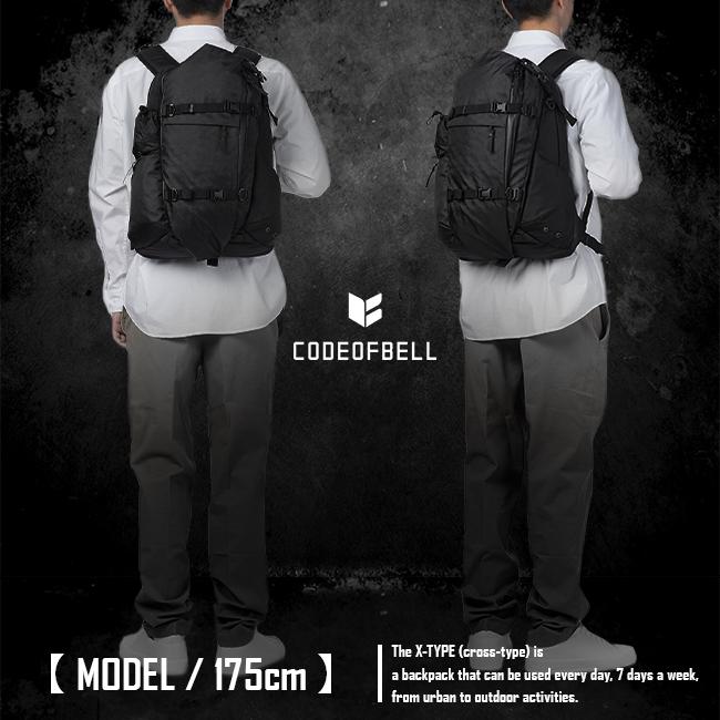 コードオブベル リュック バックパック 拡張 A4 B4 17L-20L CODE OF