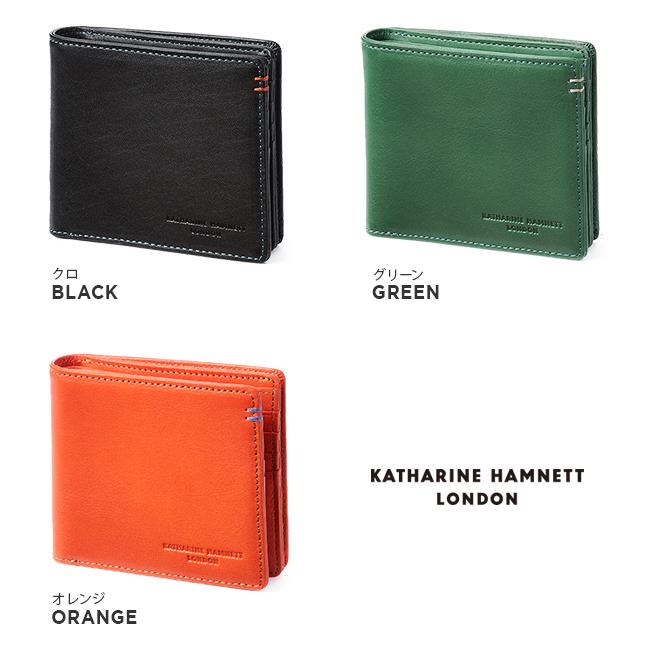 キャサリンハムネット 二つ折り財布 ボックス型 KATHARINE HAMNETT 490