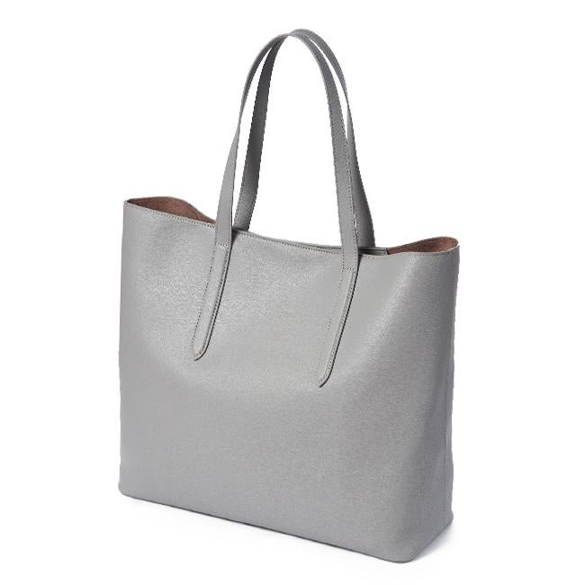 新品 SONNE PU レザー調 トートバッグ ORDINARY グレー ゾンネ トートバッグ ビジネストート B4 マイクロファイバーレザー