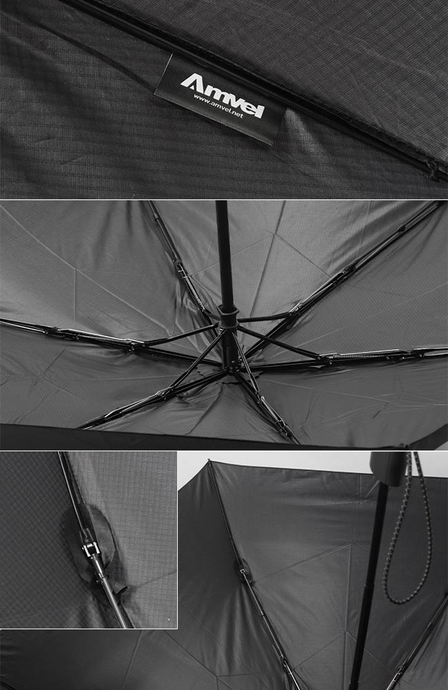 バグスロウ×アンベル ベリカルフラット 折りたたみ傘 自動開閉 ワンタッチ 6本骨 軽量 Amvel VERYKAL Flat bugSlaw A2750