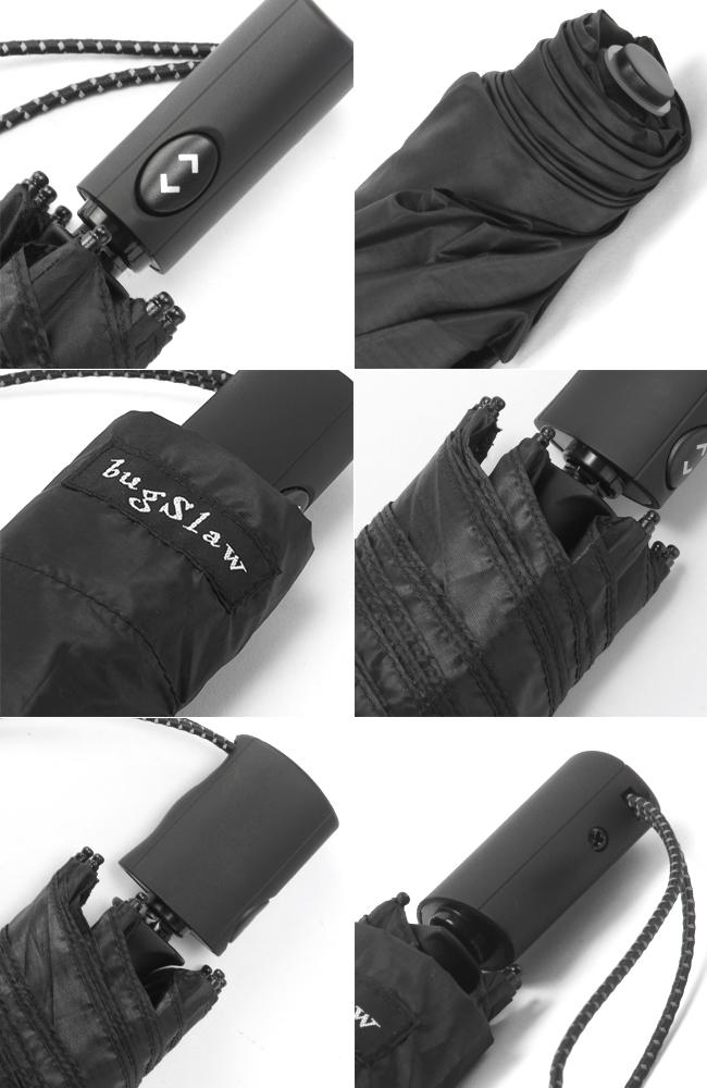 バグスロウ×アンベル ベリカルフラット 折りたたみ傘 自動開閉 ワンタッチ 6本骨 軽量 Amvel VERYKAL Flat bugSlaw A2750