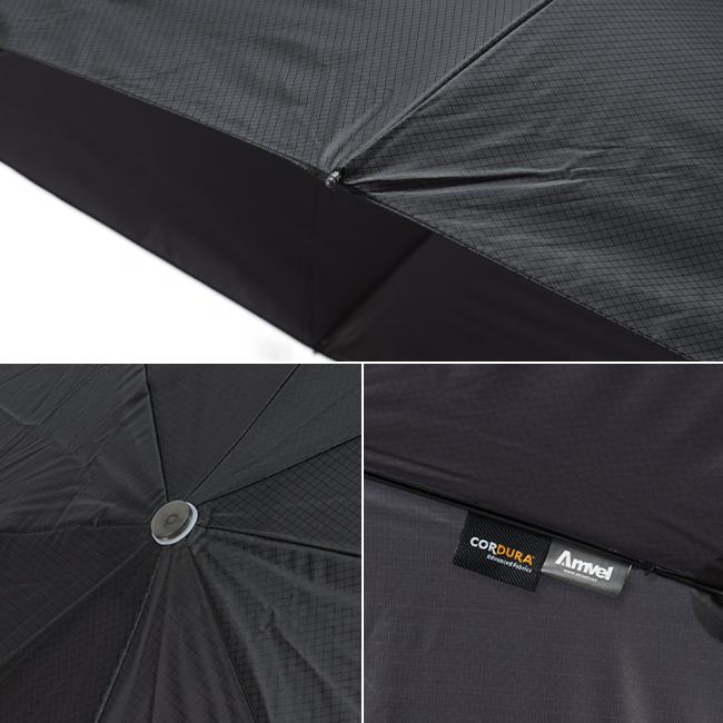 バグスロウ×アンベル ベリカル コーデュラ 折りたたみ傘 自動開閉 6本骨 軽量 耐風 丈夫 Amvel VERYKAL CORDURA bugSlaw-006