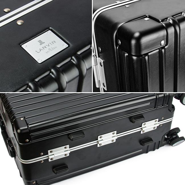 未使用級 LANVINenBleu スーツ52ブラック XL相当シャドーチェック 楽天市場】ランバン オン ブルー スーツケース LANVIN en Bleu