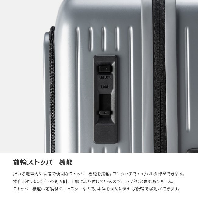 アジアラゲージ マックスボックス スーツケース A.L.I mx-8011-18w