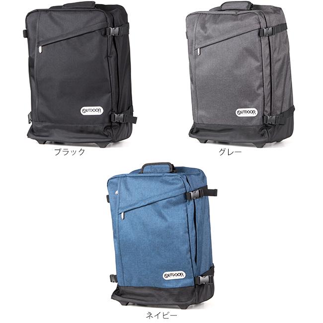 【受付終了】値下‼️OUTDOOR PRODUCTSキャスター付きリュック(黒) OUTDOOR PRODUCTS（アウトドアプロダクツ） 最大50% 5/5限定 リュック