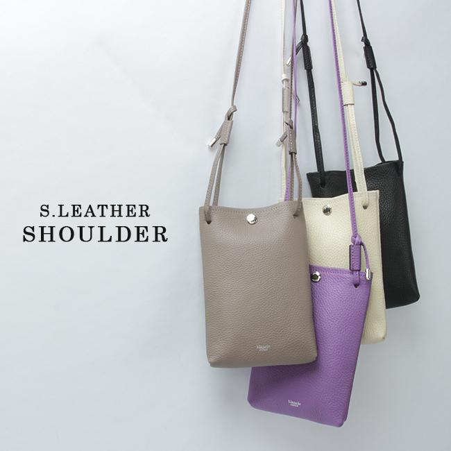 ブランクレ イタリー シュリンクレザー ショルダーバッグ blancle bc1191-ita