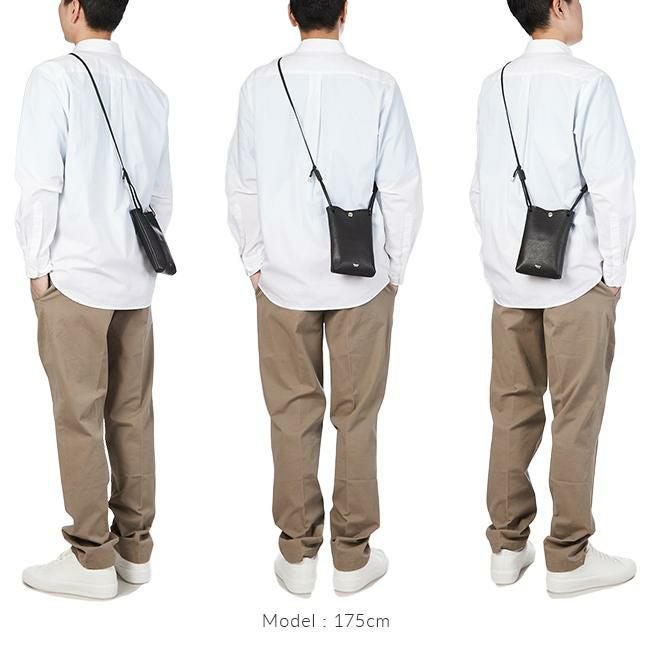 ブランクレ イタリー シュリンクレザー ショルダーバッグ blancle bc1191-ita