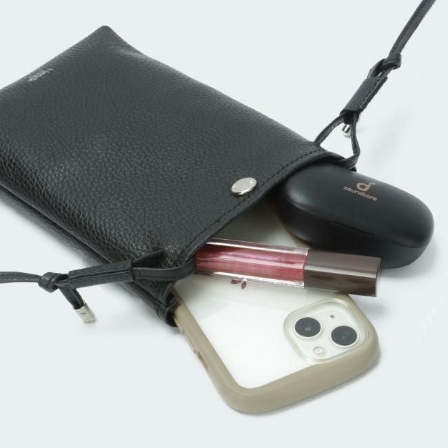 ブランクレ イタリー シュリンクレザー ショルダーバッグ blancle bc1191-ita