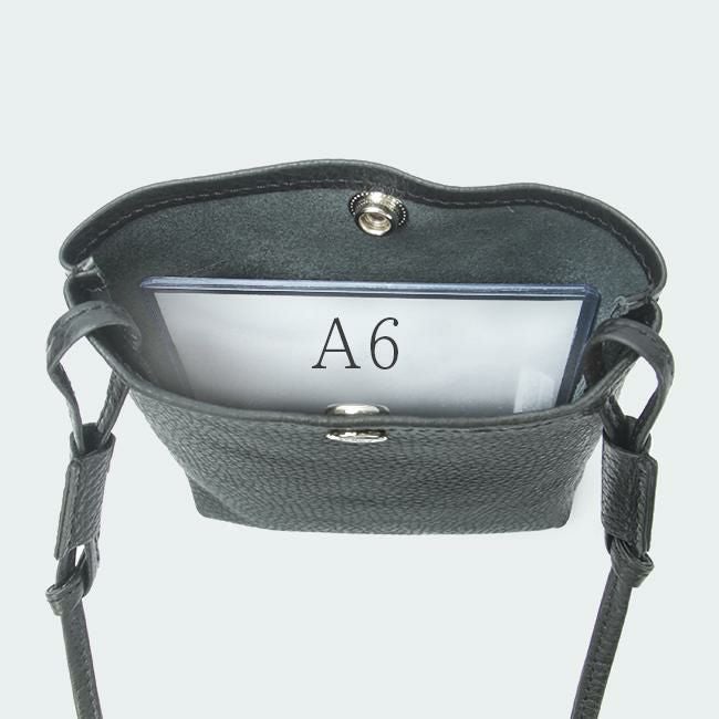 ブランクレ イタリー シュリンクレザー ショルダーバッグ blancle bc1191-ita