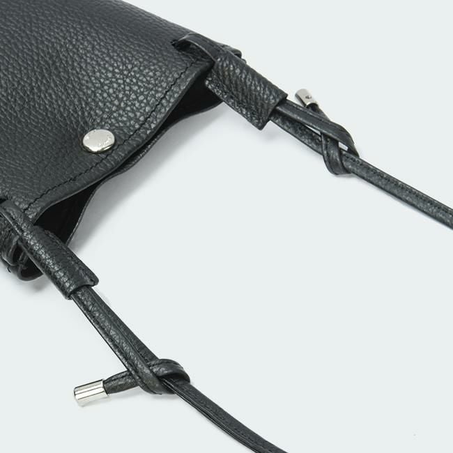 ブランクレ イタリー シュリンクレザー ショルダーバッグ blancle bc1191-ita