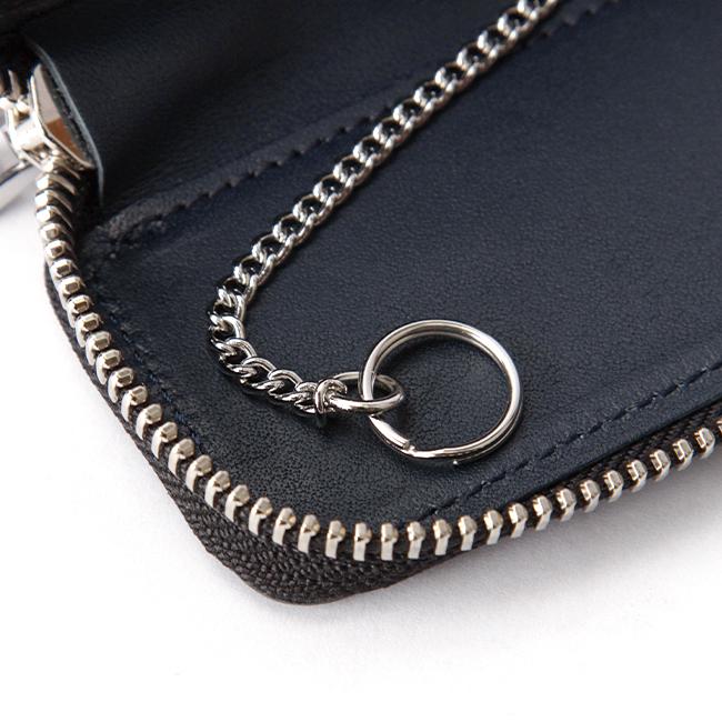 ペッレモルビダ キーケース スマートキー ラウンドファスナー PELLE