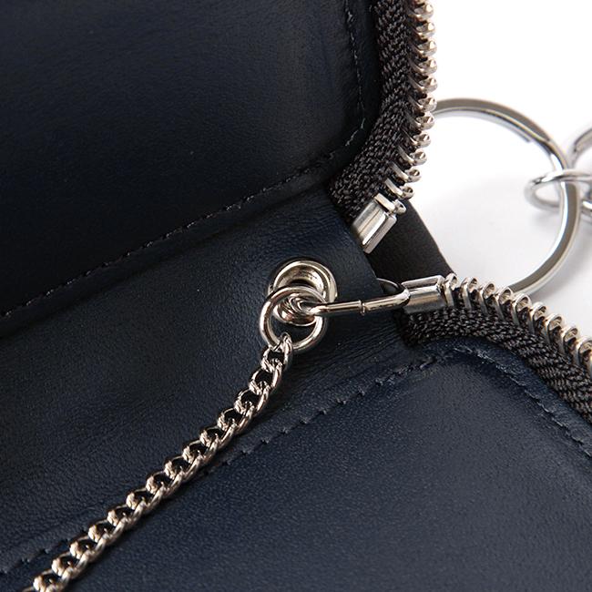 ペッレモルビダ キーケース スマートキー ラウンドファスナー PELLE