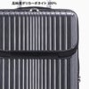 アジアラゲージ フィルパケ/トップオープン スーツケース A.L.I ali-6060tp-18