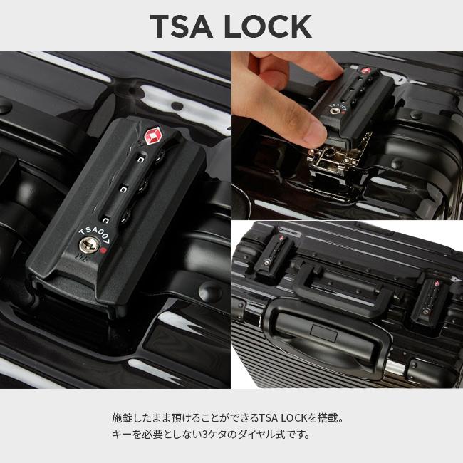 スーツケース 機内持ち込み 40L Sサイズ SS アルミフレーム シルバー