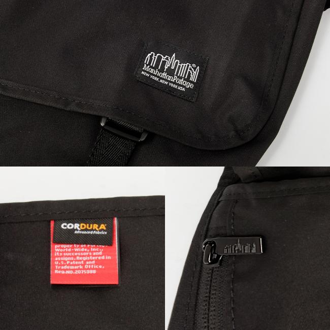 マンハッタンポーテージ ブラックレーベル コーデュラ305P メッセンジャーバッグ Manhattan Portage BLACK LABEL mp1452-305pbl