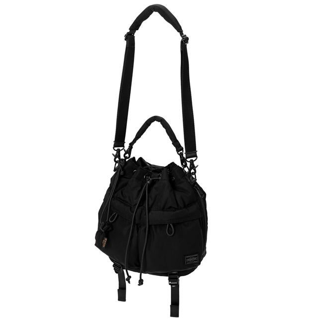 美品　ポーター　2way ショルダーバッグ　ハンド　黒　ダブルジップ　収納多数 PORTER / ポーター 吉田カバン 2WAY ショルダーバッグ ブラック 黒