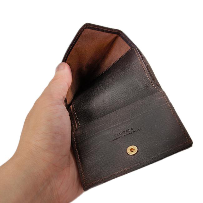 未使用✨SLOW スロウ　クーズー　クラスプミニウォレット　がま口　レザー SLOW スロウ がま口財布 二つ折り財布 ミニ財布 がま口 クーズー ミニ