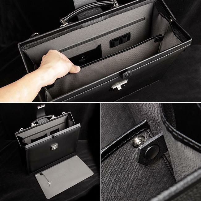 ランバンコレクション ビジネスバッグ 2way ダレスバッグ A4収納 本革 黒 LANVIN COLLECTION ランバンコレクション マキシム ビジネスバッグ