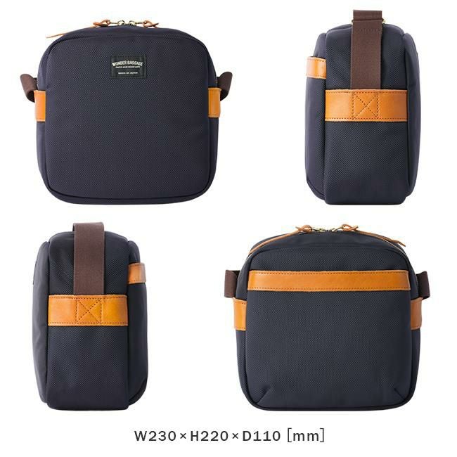 ワンダーバゲージ グッドマンズ ショルダーバッグ WONDER BAGGAGE wb-g-036
