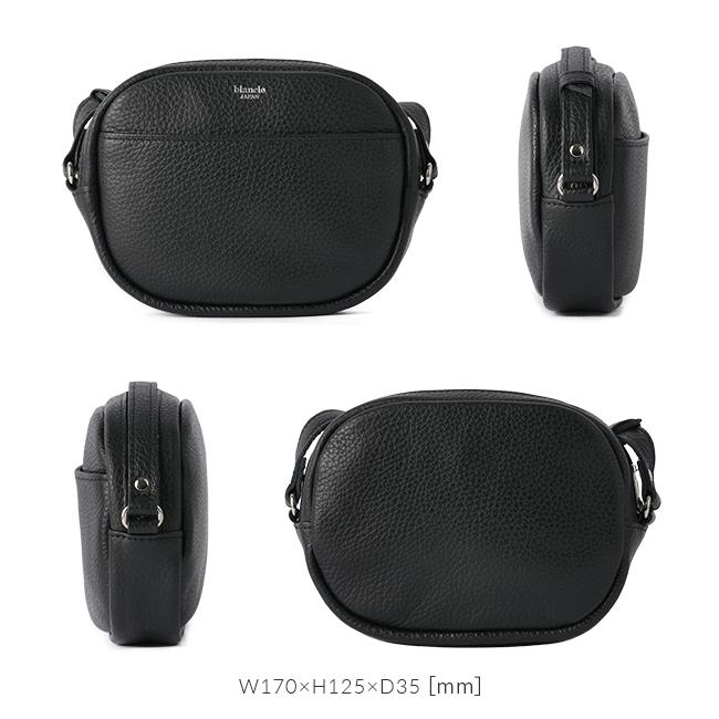 ブランクレ イタリー シュリンクレザー ショルダーバッグ blancle bc1226-ita