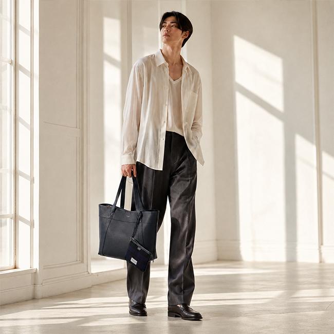 ペッレモルビダ ×ジョンストンズ オブ エルガン トートバッグ PELLE MORBIDA ject010