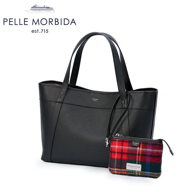ペッレモルビダ ×ジョンストンズ オブ エルガン トートバッグ PELLE MORBIDA ject010