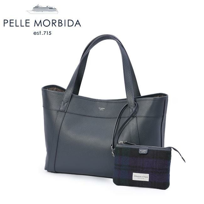 ペッレモルビダ ×ジョンストンズ オブ エルガン トートバッグ PELLE MORBIDA ject010