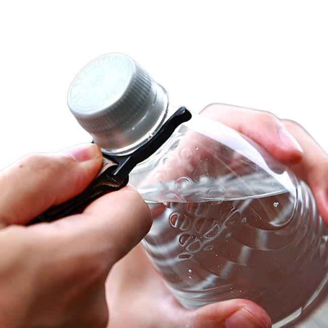 メール便選択で送料無料 アジリティ アッファ ペットボトルホルダー カラビナリング付き 本革 日本製 ブランド SGシュリンク AGILITY affa 1143